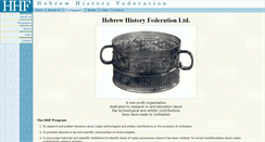 Desktop Screenshot of hebrewhistory.info